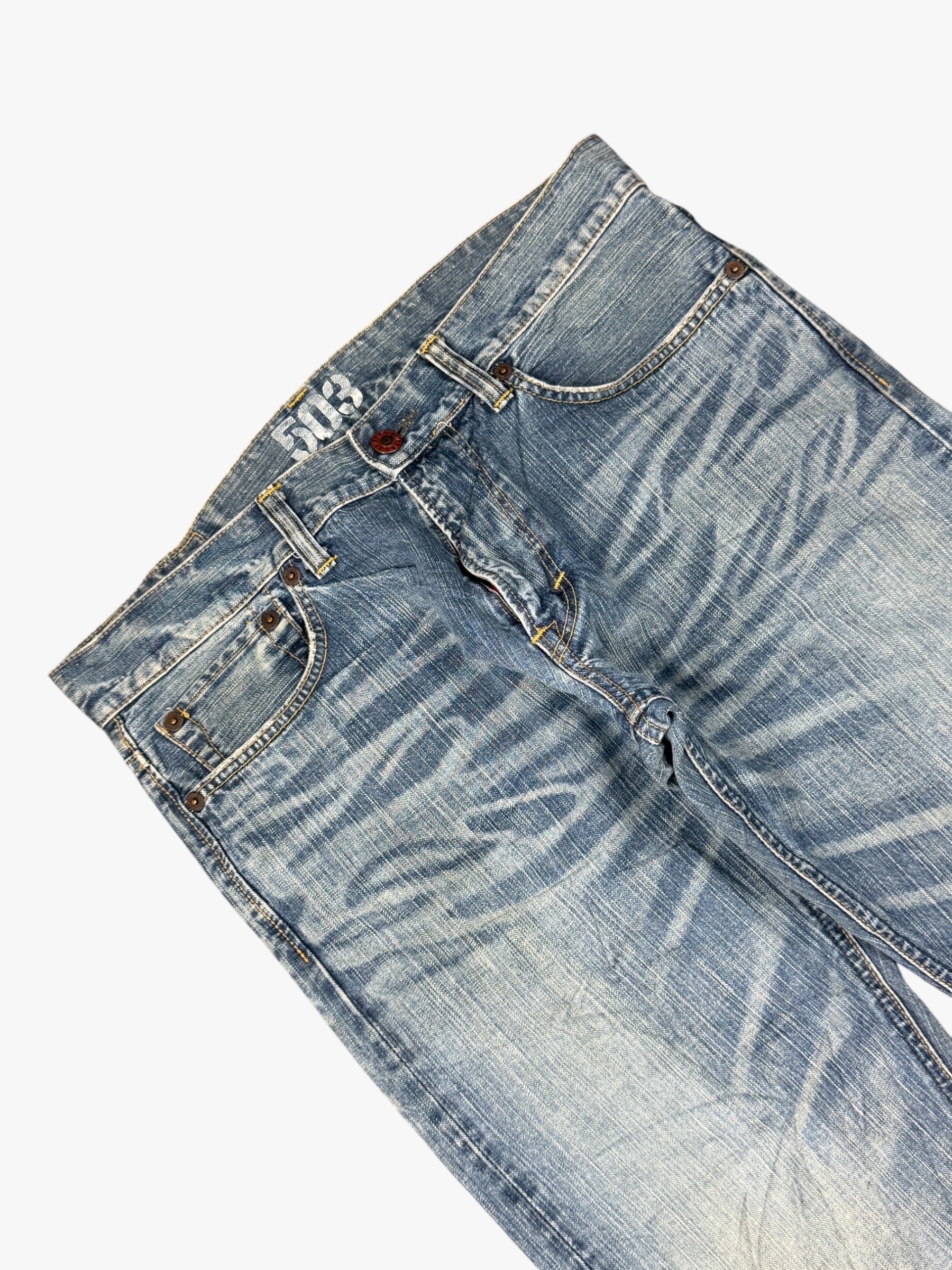 Japanese Straight Washed (L) / (W35)